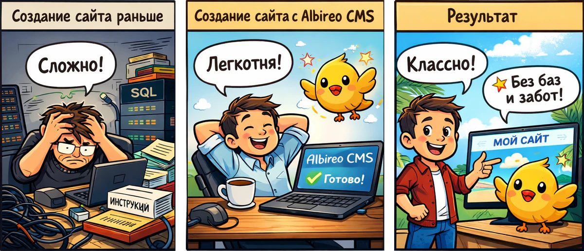 Albireo CMS признана самым дружелюбным софтом года