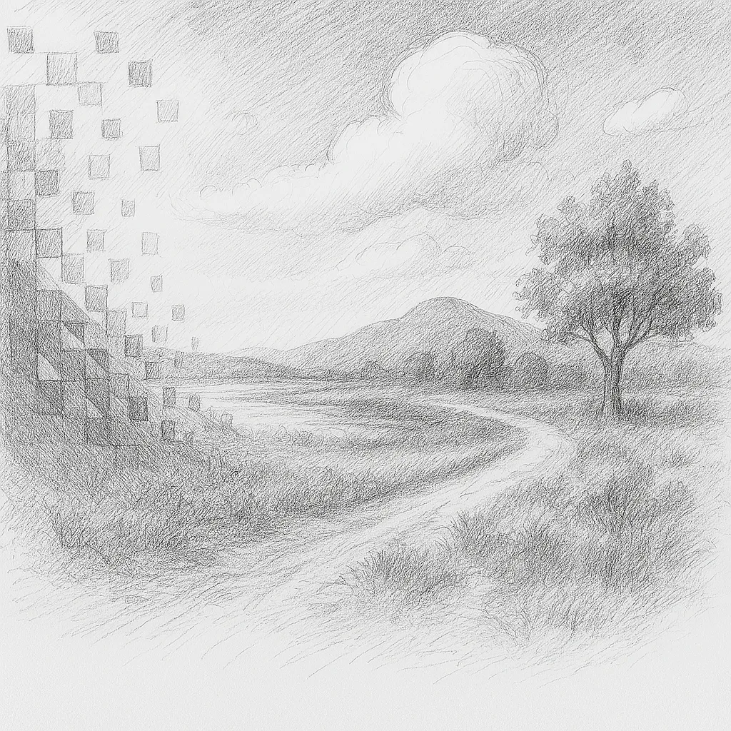 Стиль карандашного рисунка Стиль карандашного рисунка