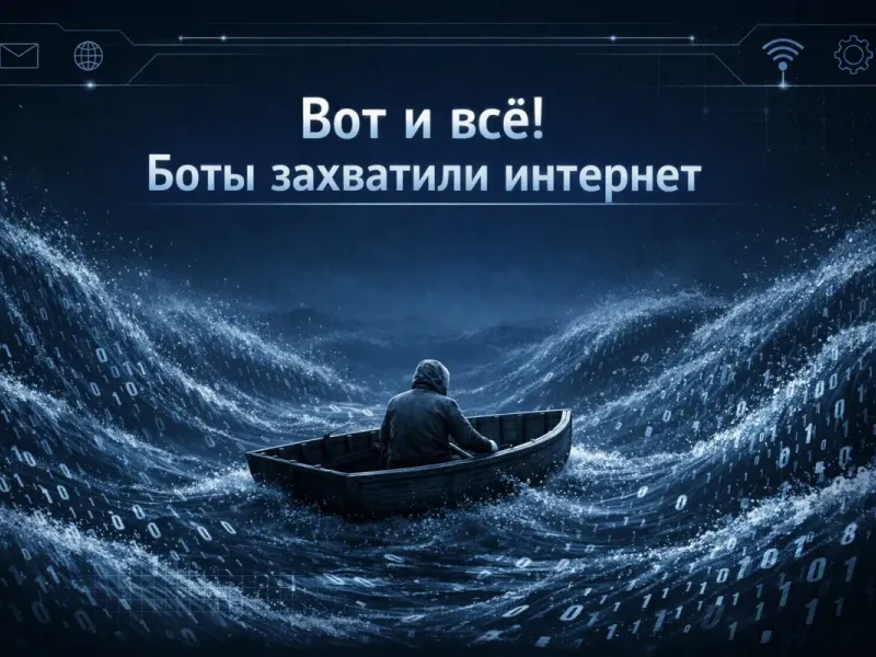 Вот и всё! Боты захватили интернет
