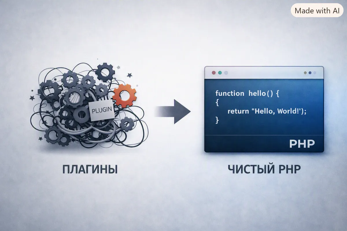 Albireo CMS работает без плагинов Albireo CMS работает без плагинов